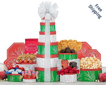 Deck the Halls Gift Tower FREE SHIPPING